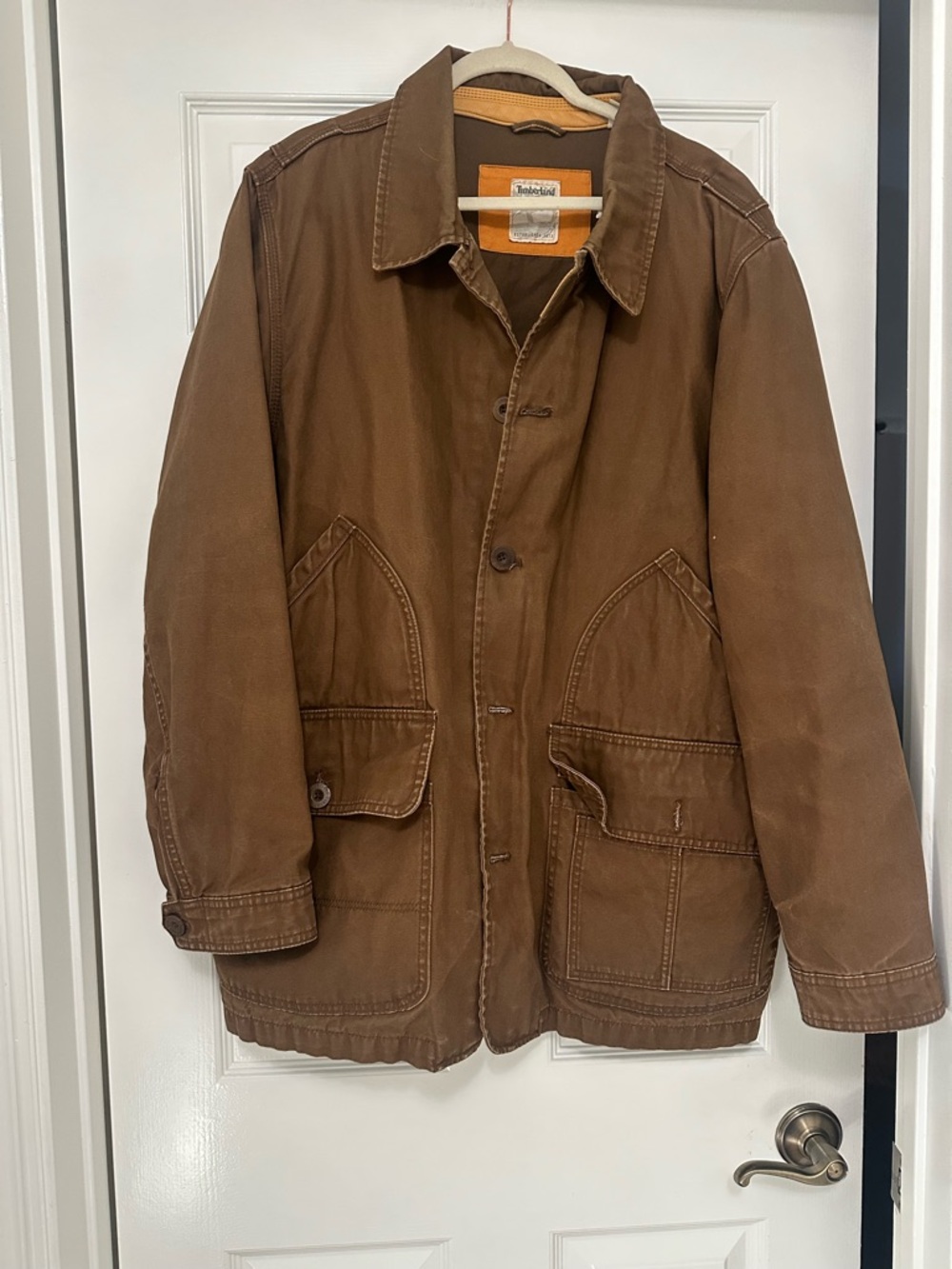 Timberland Brown Canvas Field barn Coat